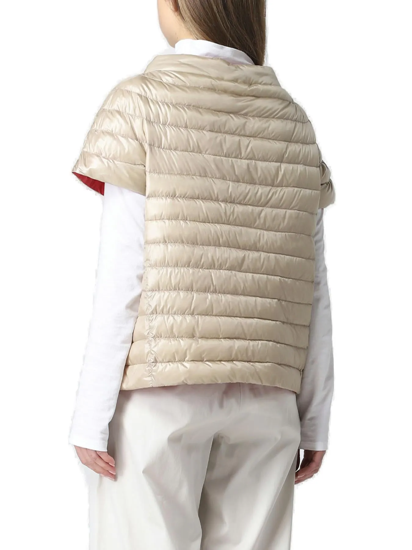 Herno Reversible Short-Sleeved Puffer Jacket