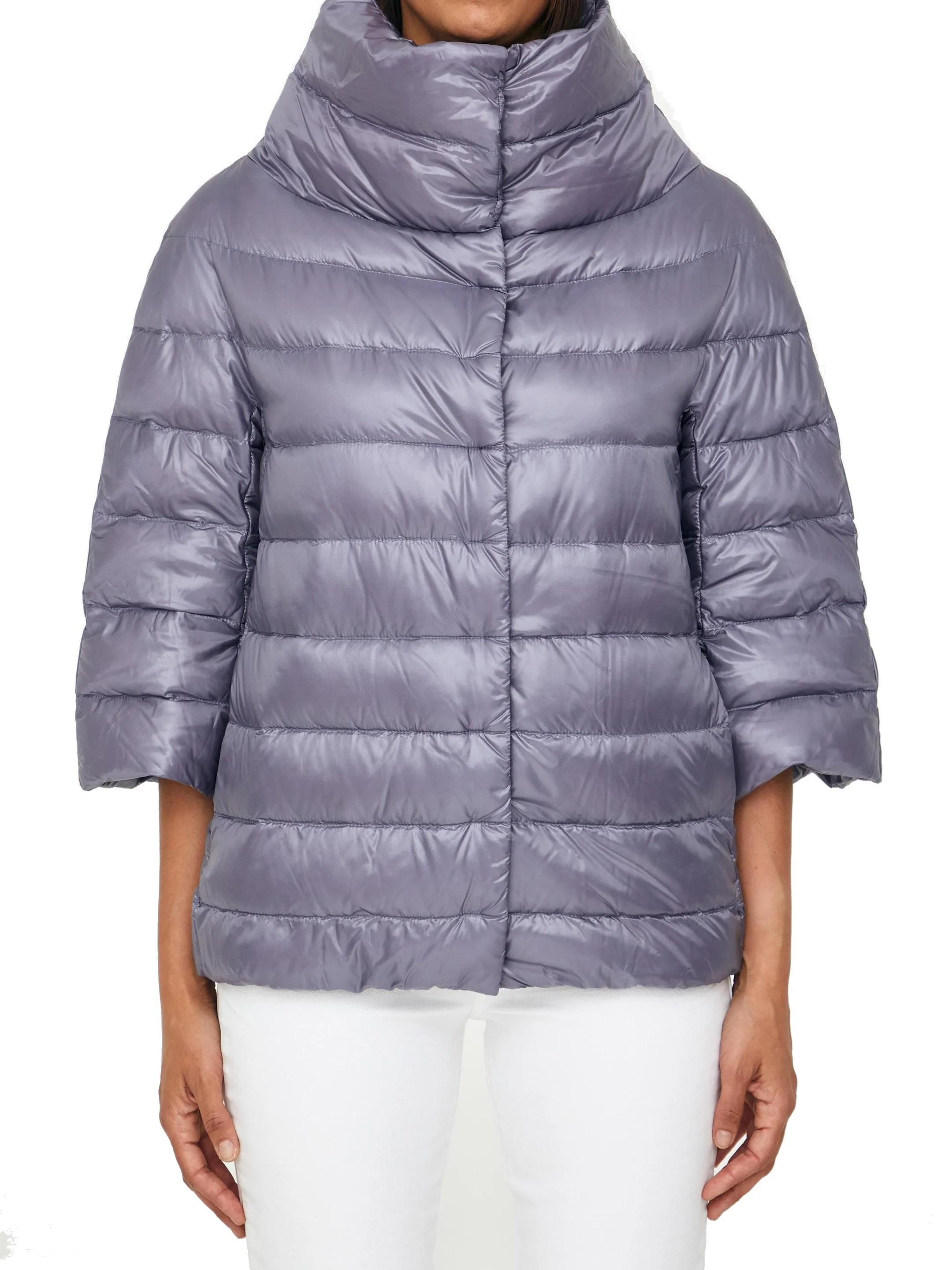 Herno Three Quarter Sleeve Puffer Jacket