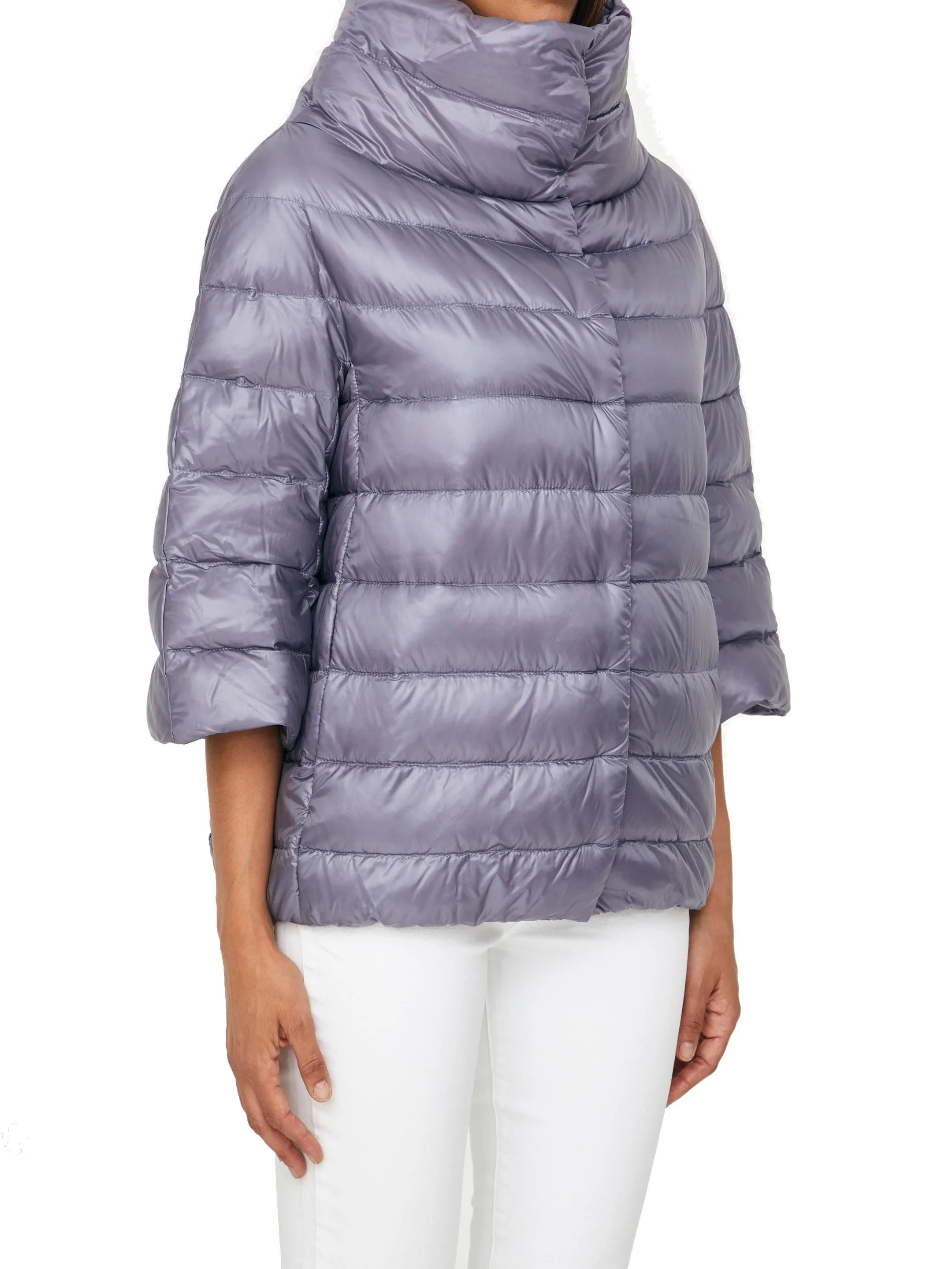 Herno Three Quarter Sleeve Puffer Jacket