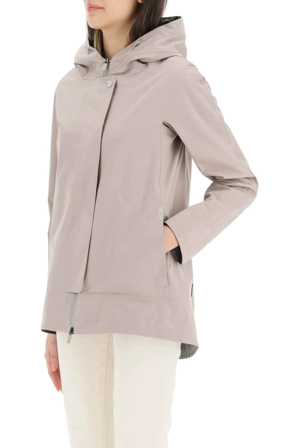 Herno Zip-Up Hooded Jacket