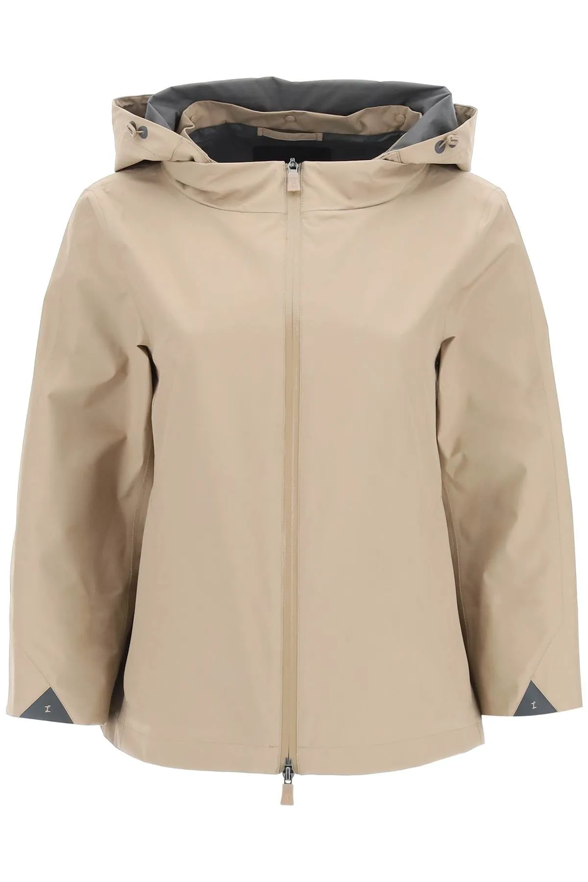 Herno Zip-Up Long-Sleeved Cropped Jacket