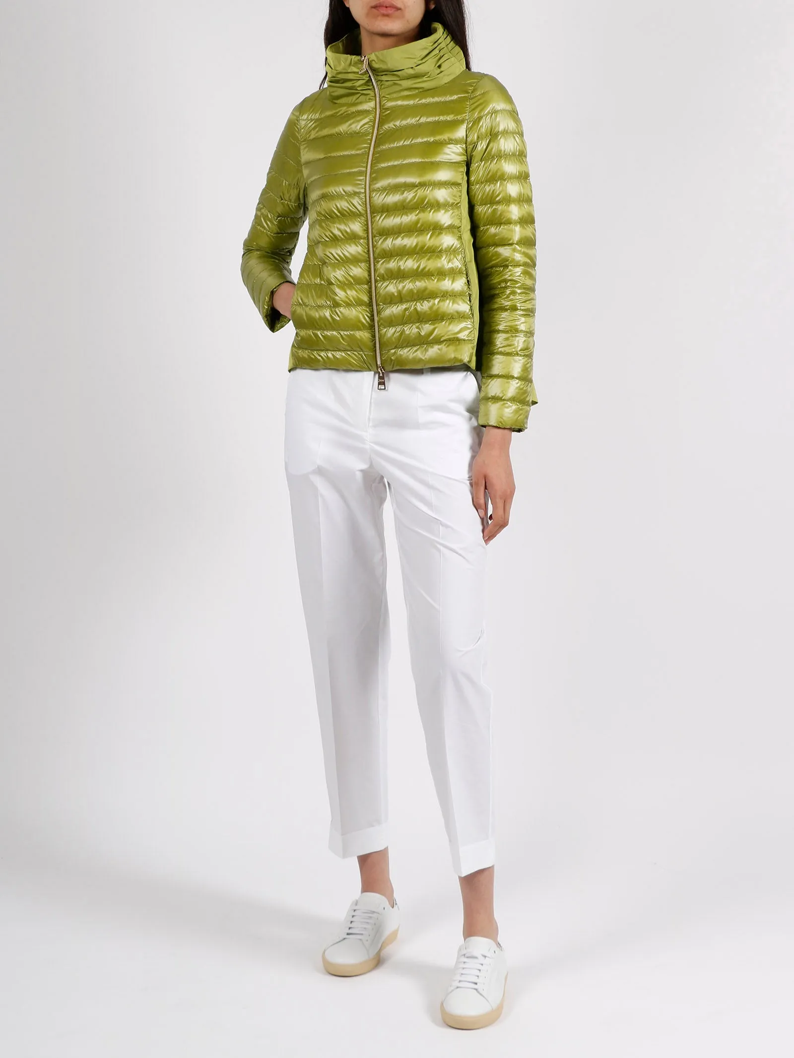 Herno Zip-Up Padded Long-Sleeved Jacket