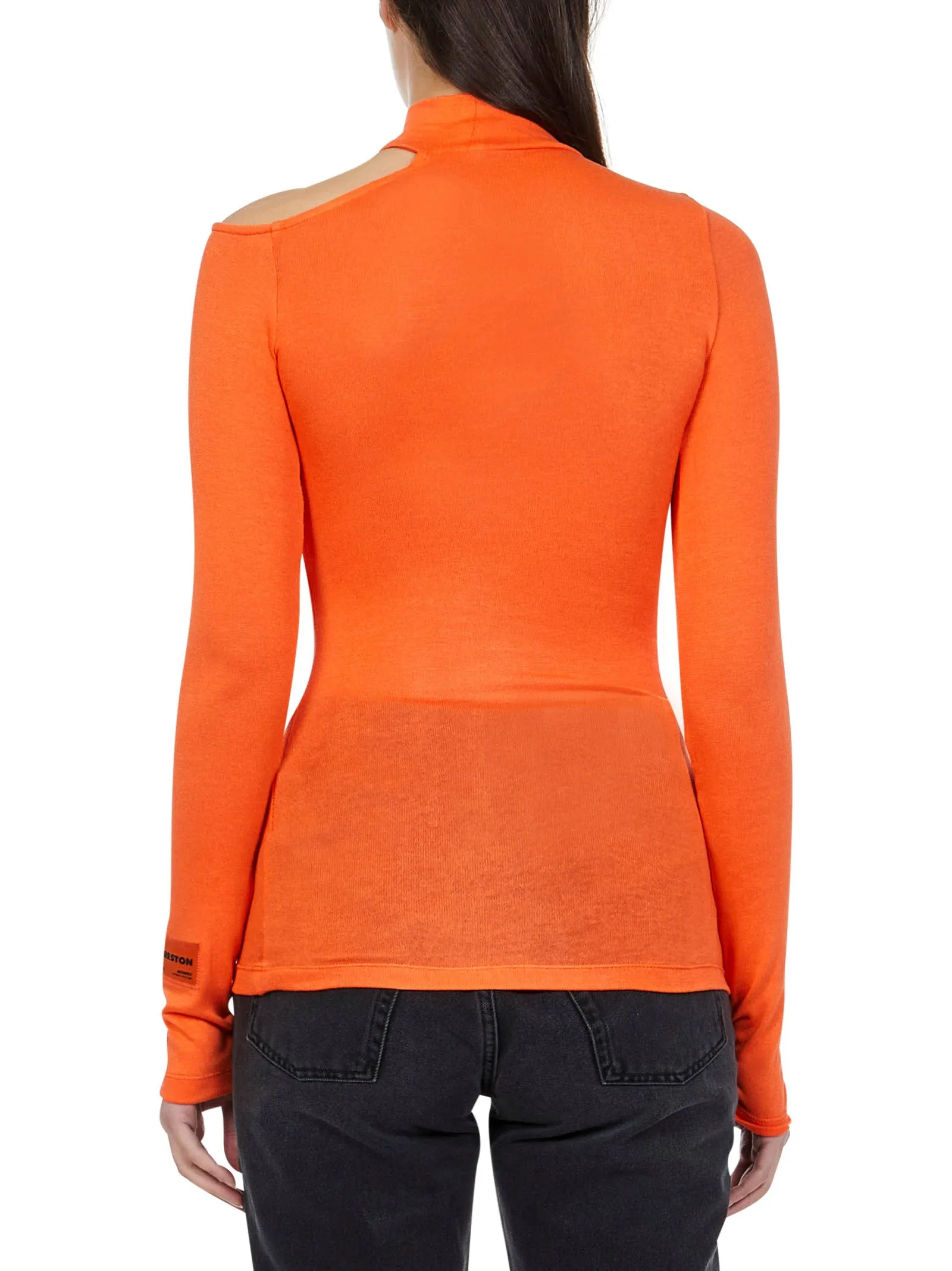 Heron Preston Cut-Out Long-Sleeved T-Shirt