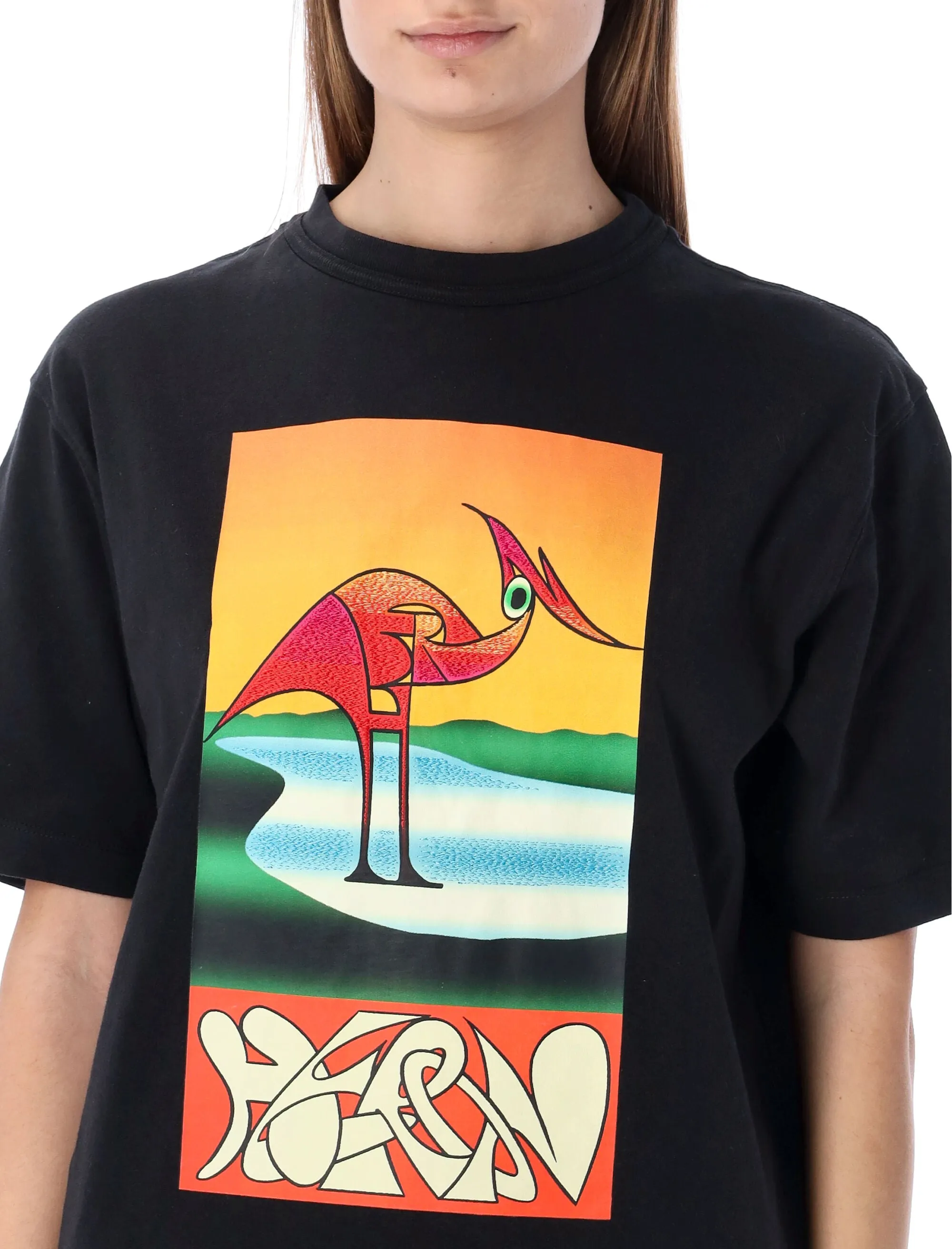 Heron Preston Graphic Printed Crewneck T-Shirt