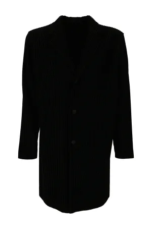 Homme Pliss Issey Miyake Basics Pleated Coat