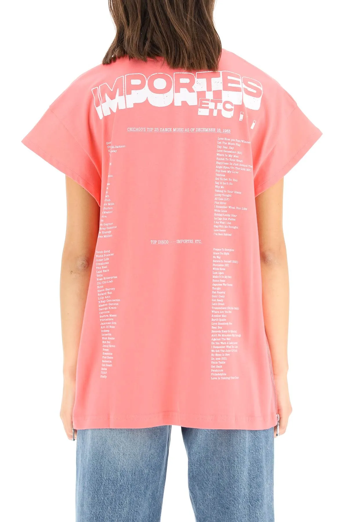 Honey Fucking Dijon Logo Print Crewneck T-Shirt