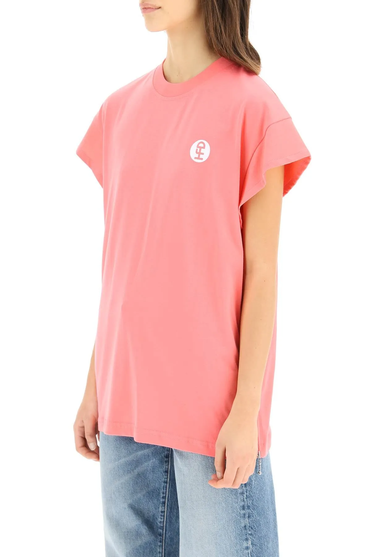 Honey Fucking Dijon Logo Print Crewneck T-Shirt