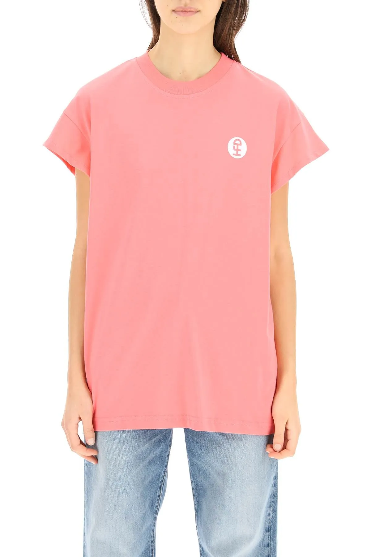 Honey Fucking Dijon Logo Print Crewneck T-Shirt