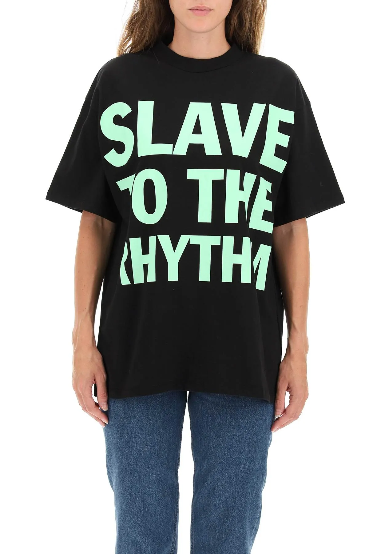 Honey Fucking Dijon Slogan Print Crewneck T-Shirt