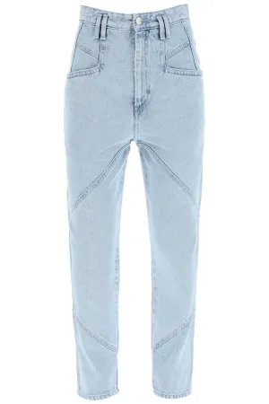 Isabel Marant Button Detailed Straight Leg Jeans