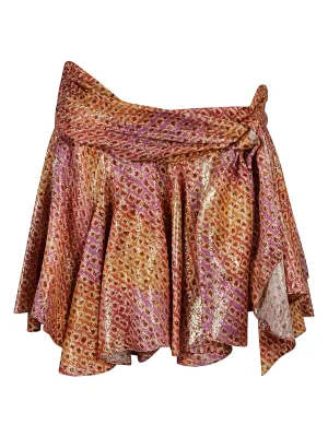 Isabel Marant High Waist Astoria Ruffled Mini Skirt