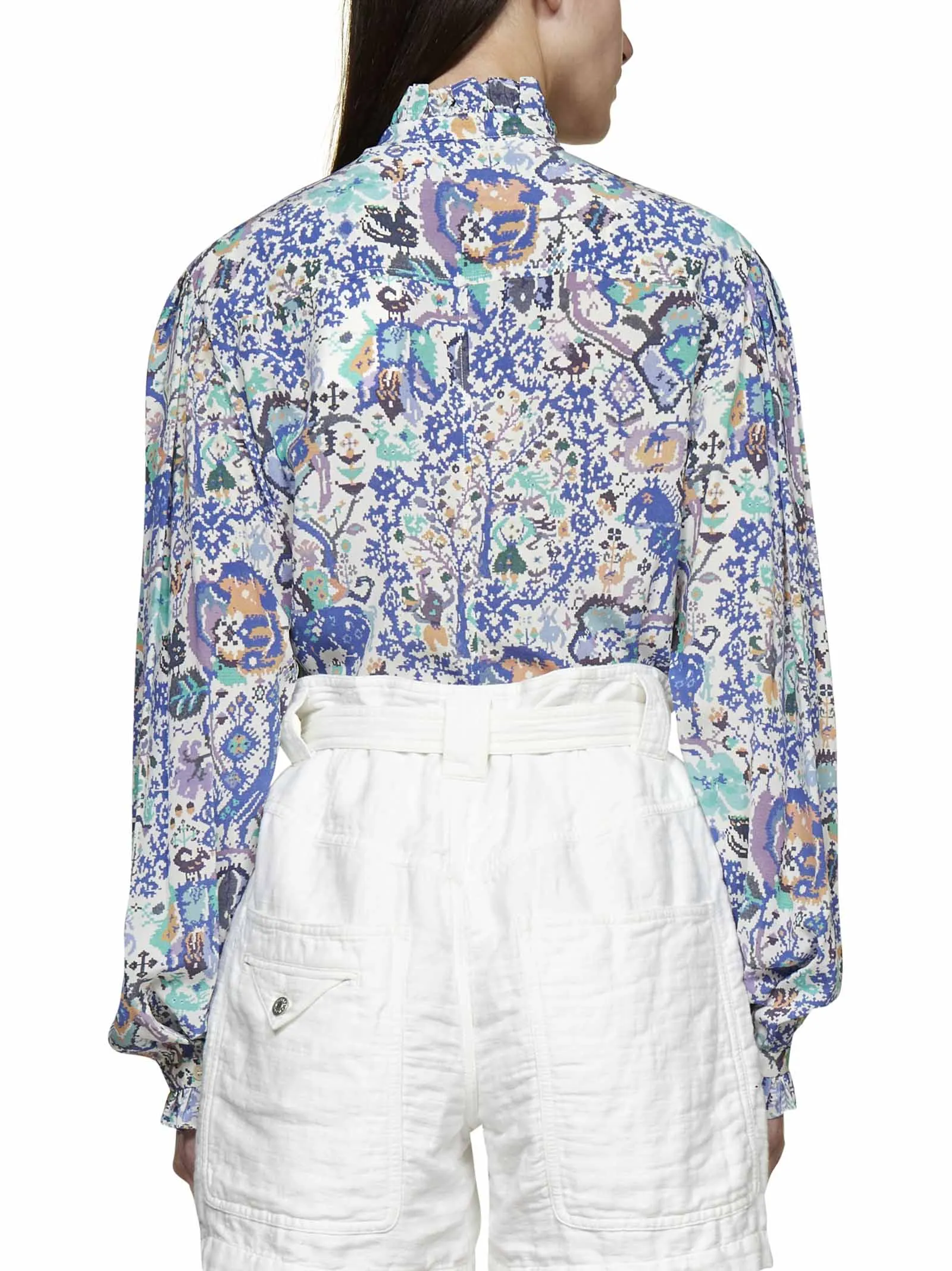 Isabel Marant High Waist Belted Shorts