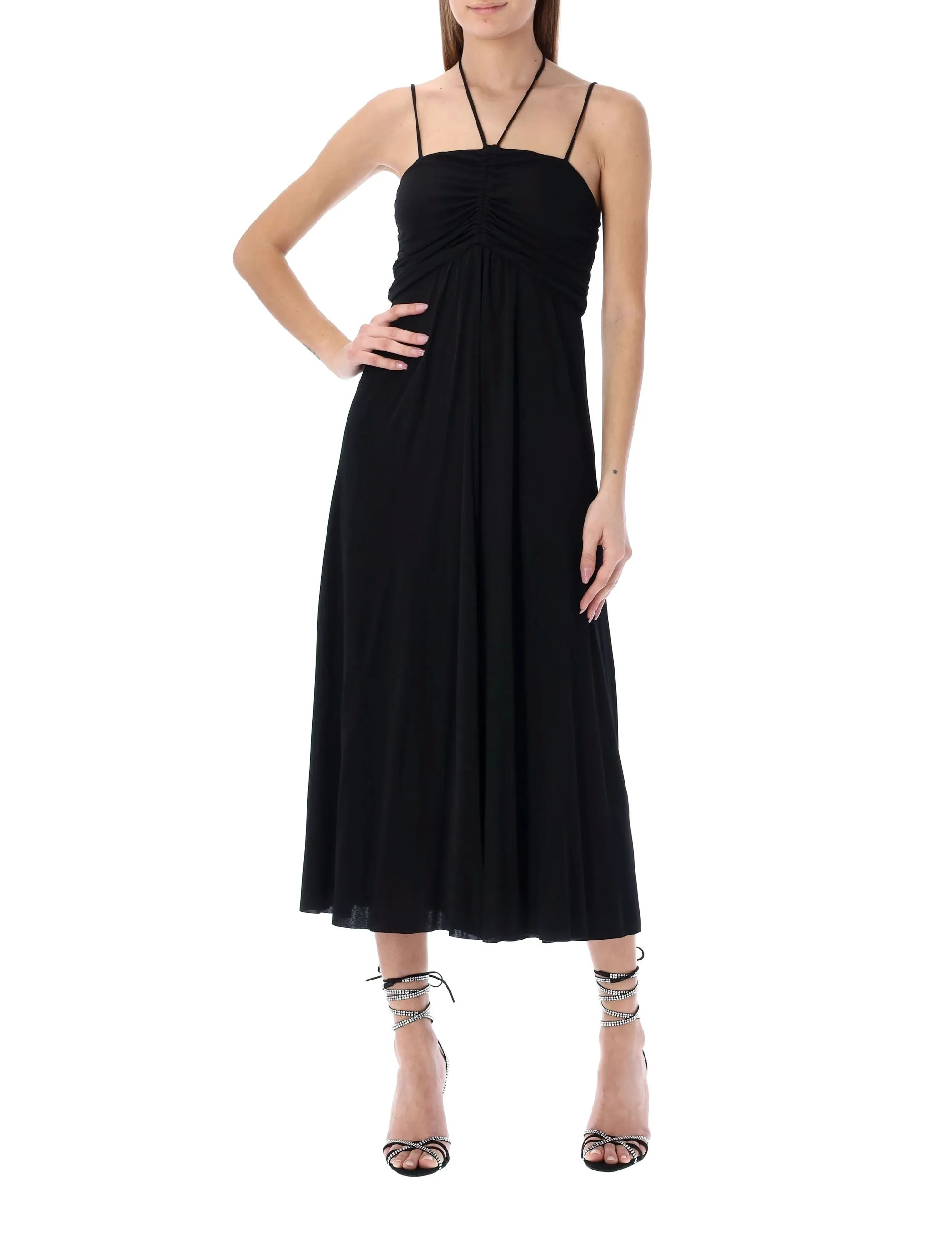 Isabel Marant Jenila Spaghetti Straps Midi Dress