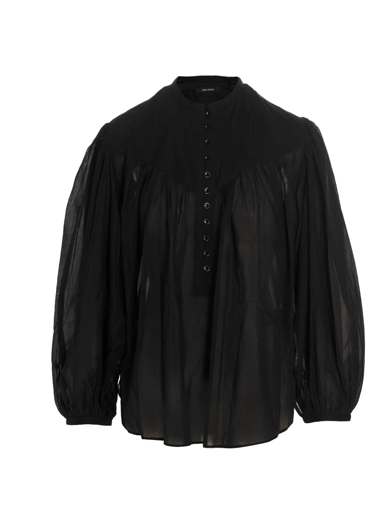 Isabel Marant Kiledia Buttoned Crewneck Shirt