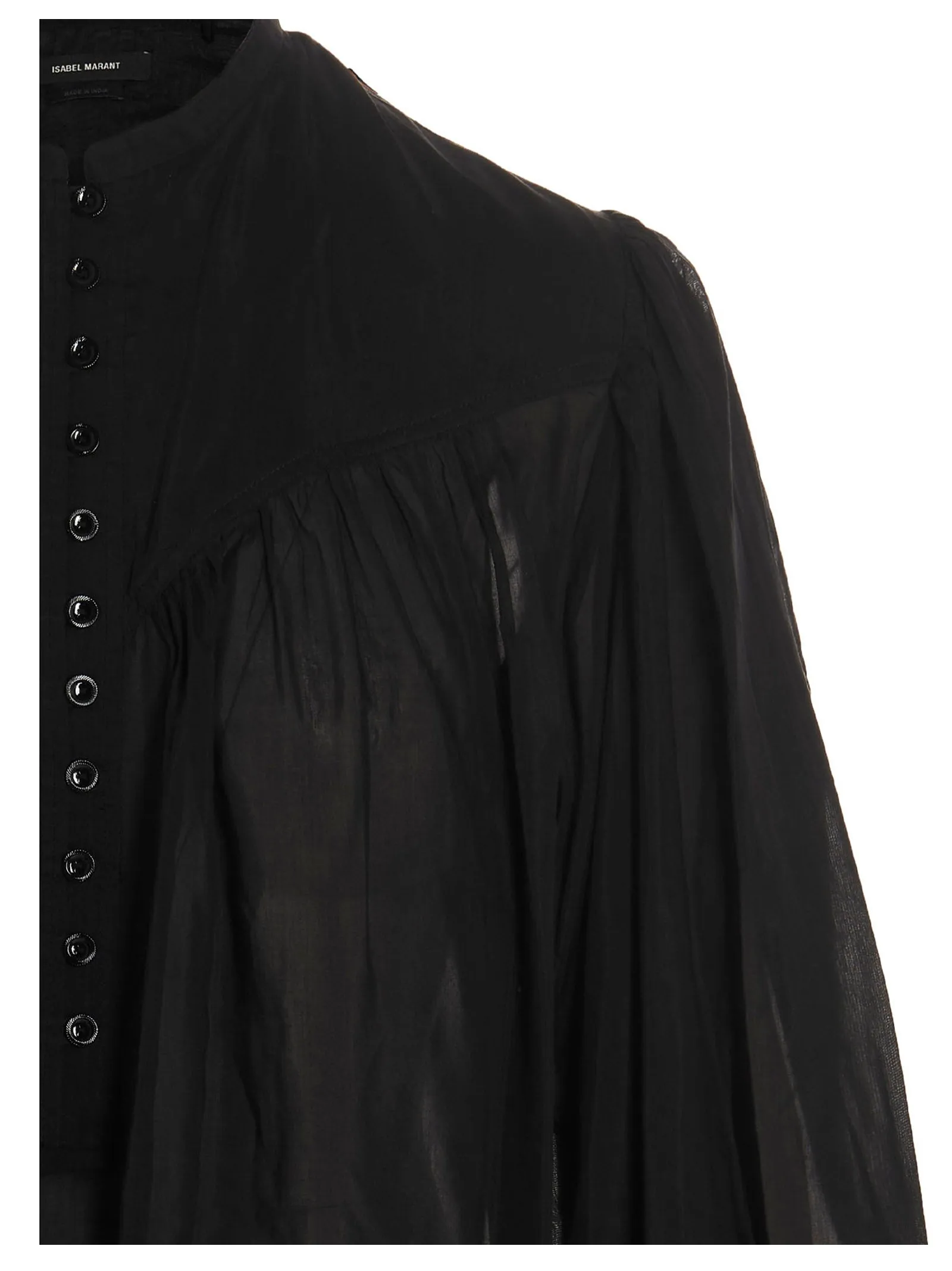 Isabel Marant Kiledia Buttoned Crewneck Shirt
