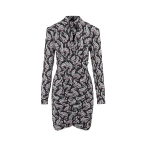 Isabel Marant Linaziki Printed Mini Dress