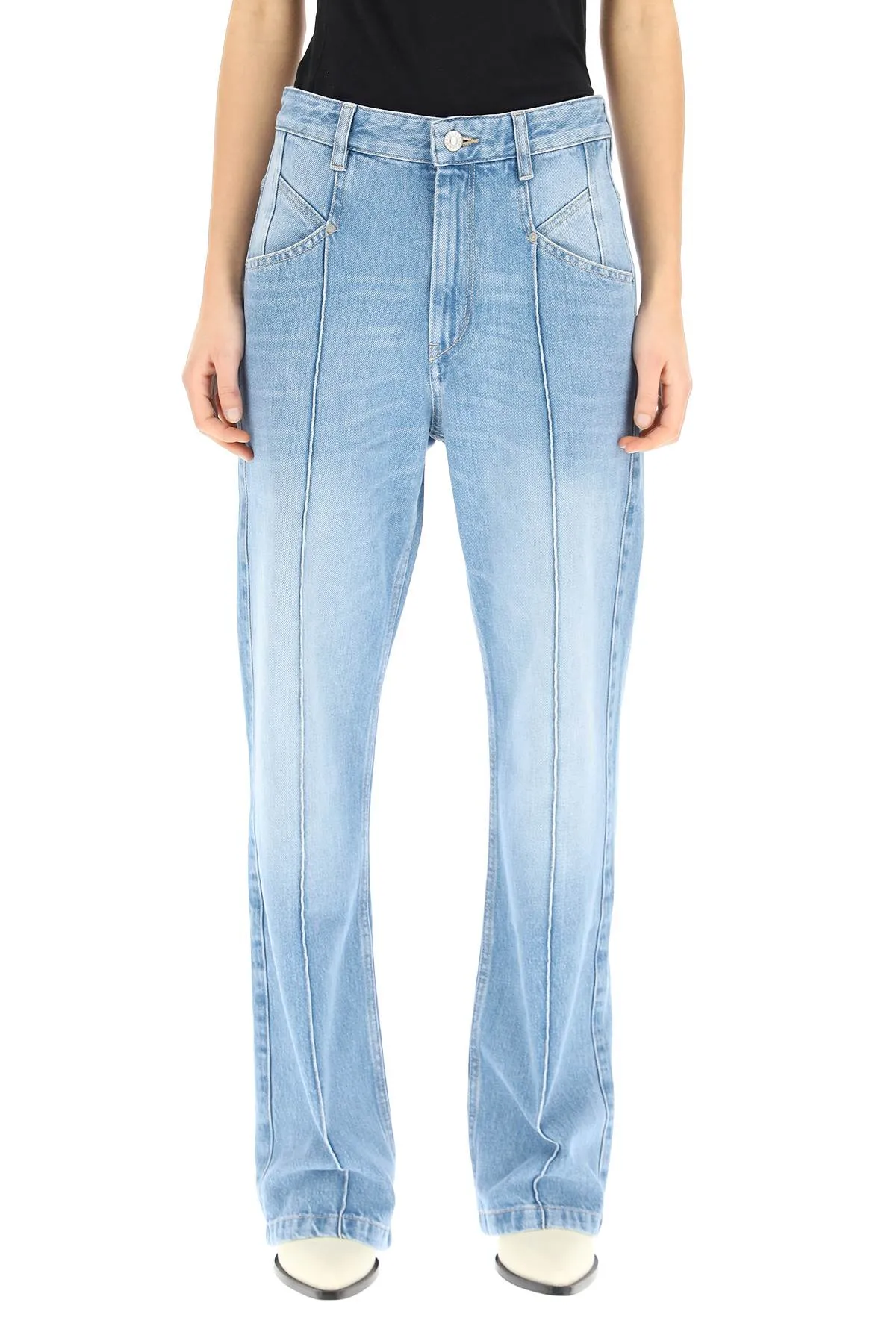 Isabel Marant Nadege Straight-Leg Jeans
