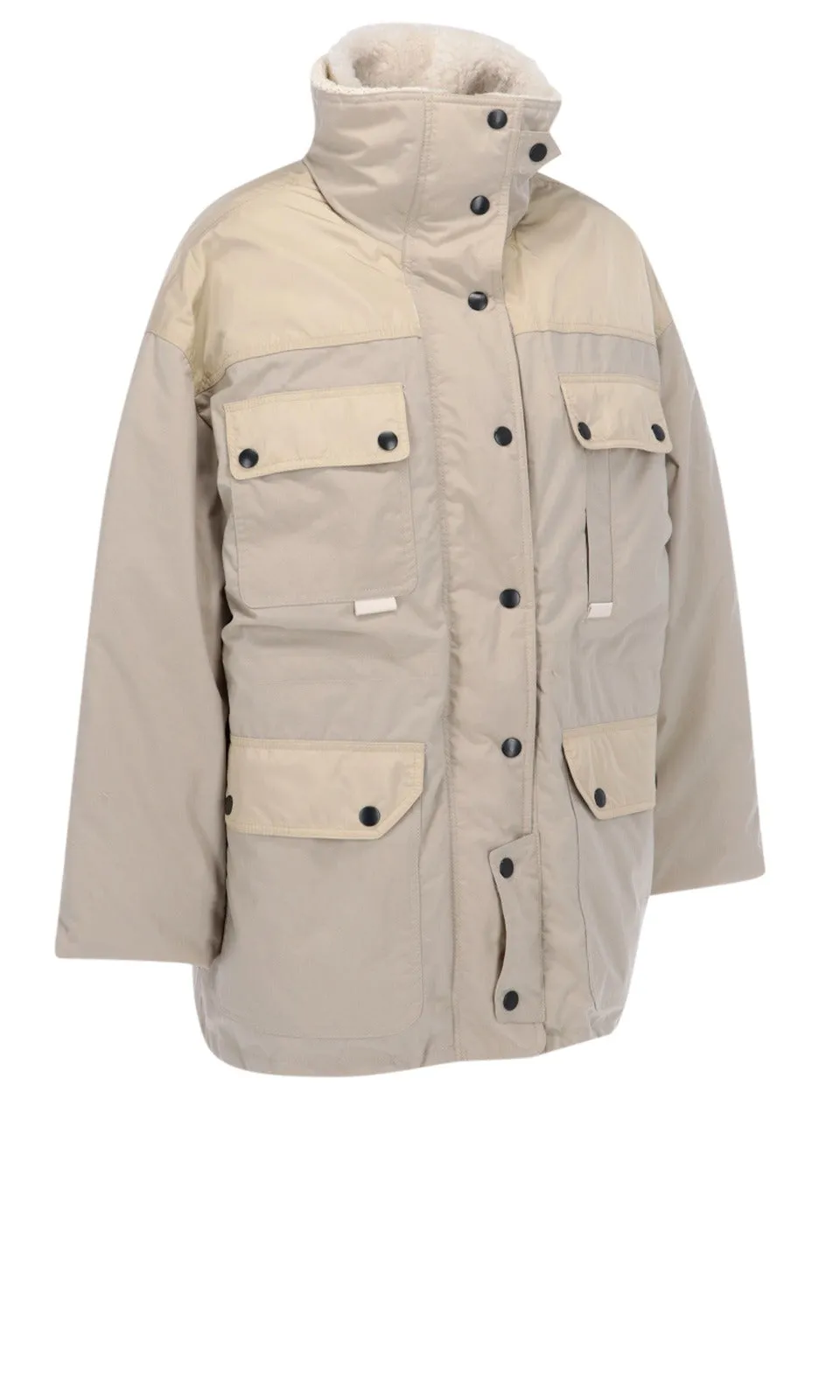 Isabel Marant Patch-Pocket Buttoned Coat