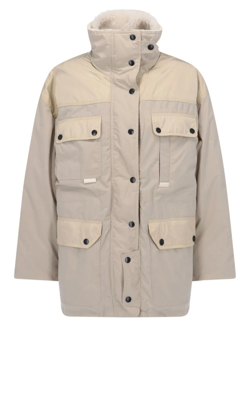 Isabel Marant Patch-Pocket Buttoned Coat