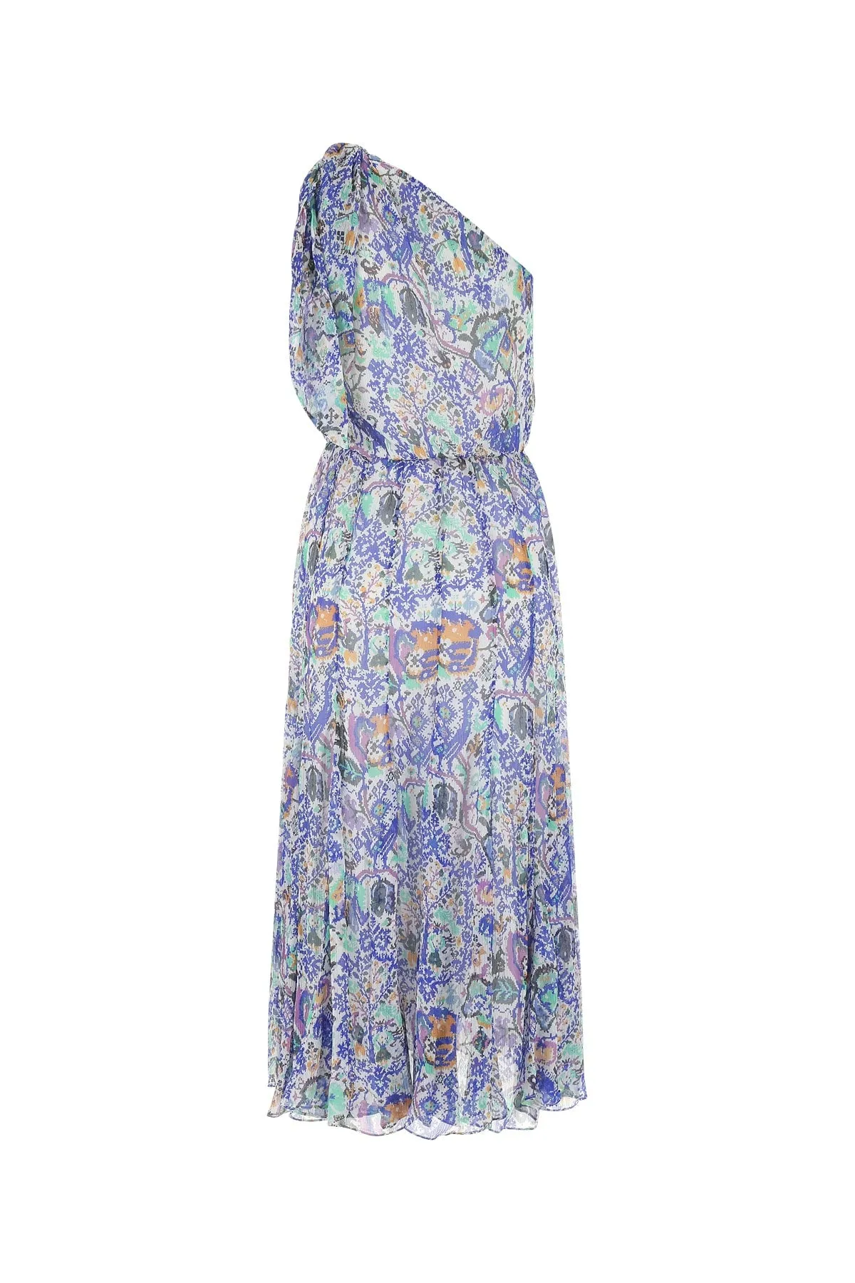 Isabel Marant Printed One-Shoulder Dress