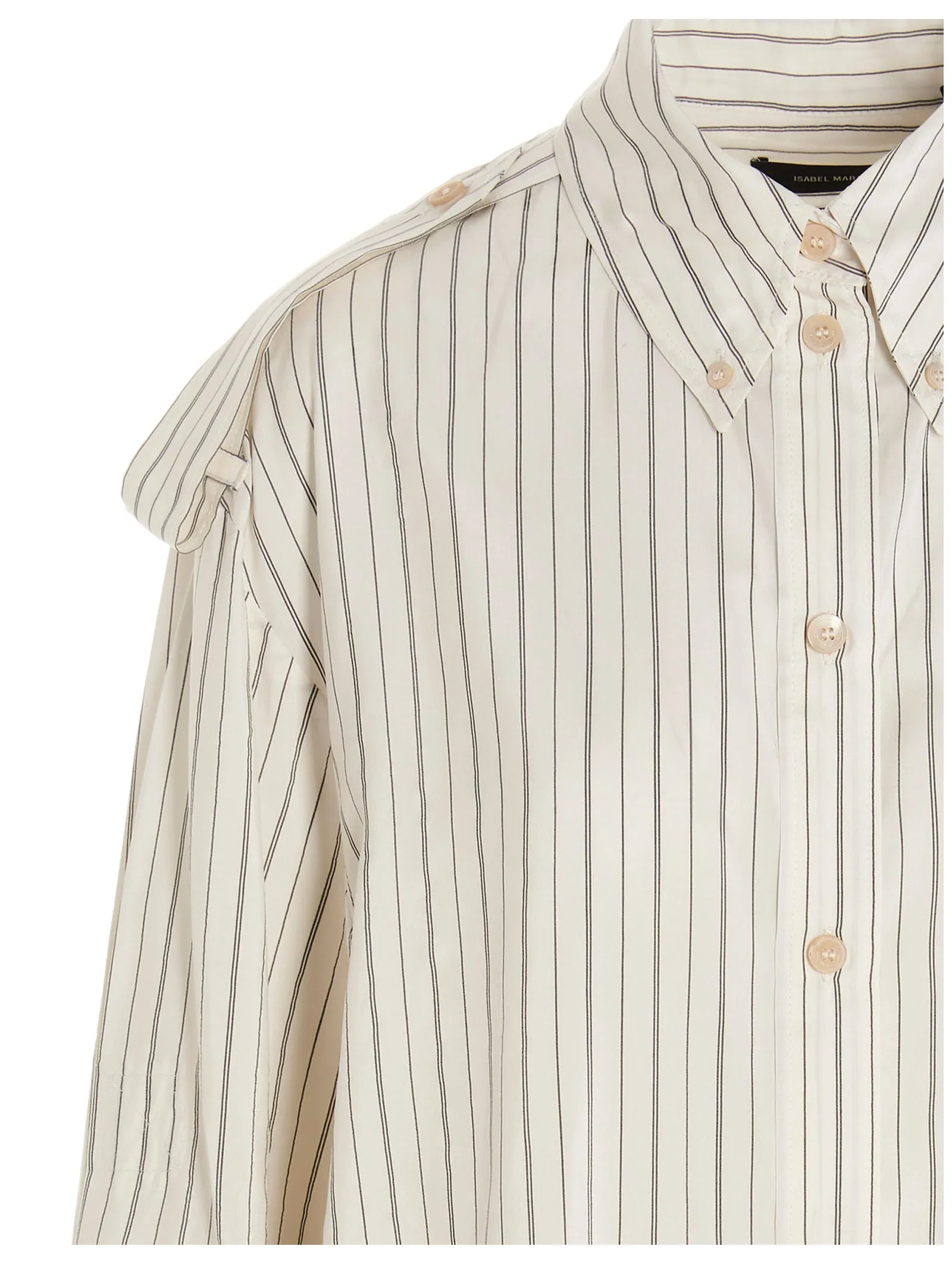 Isabel Marant Sylvine Striped Buttoned Shirt