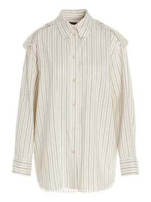 Isabel Marant Sylvine Striped Buttoned Shirt