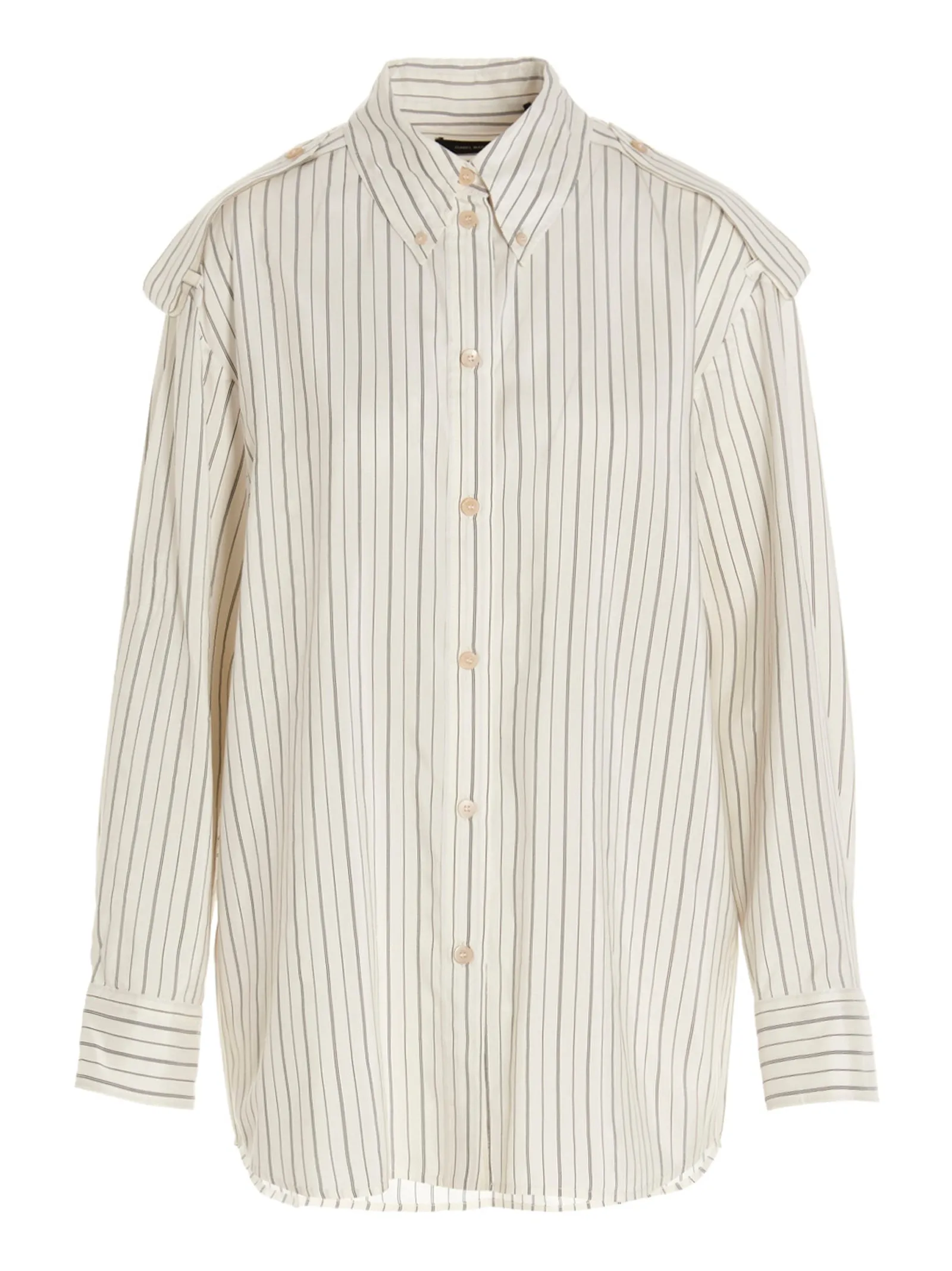 Isabel Marant Sylvine Striped Buttoned Shirt