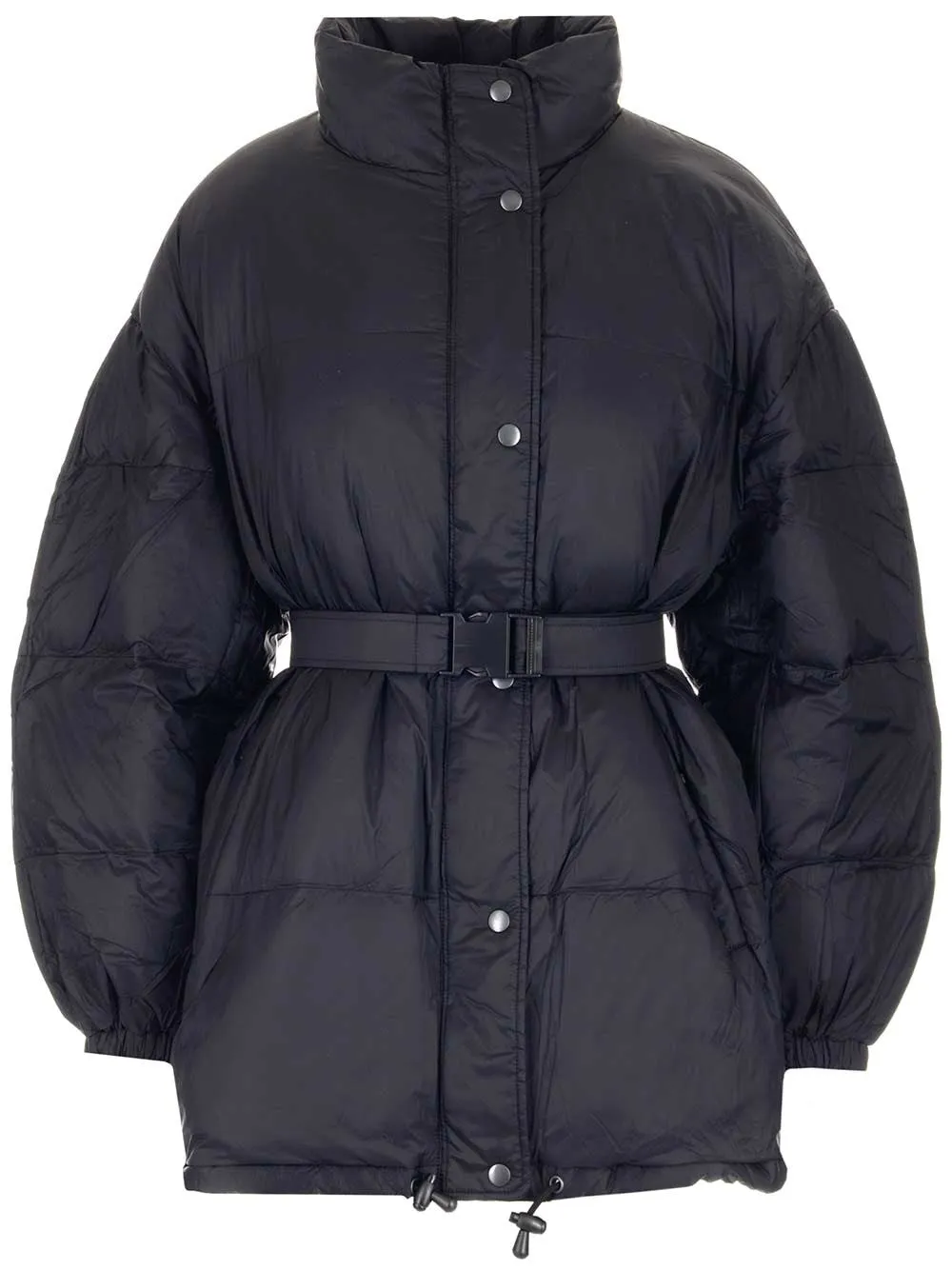 Isabel Marant toile Belted High-Neck Padded Jacket