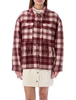 Isabel Marant toile Filora Check Pattern Shirt Jacket