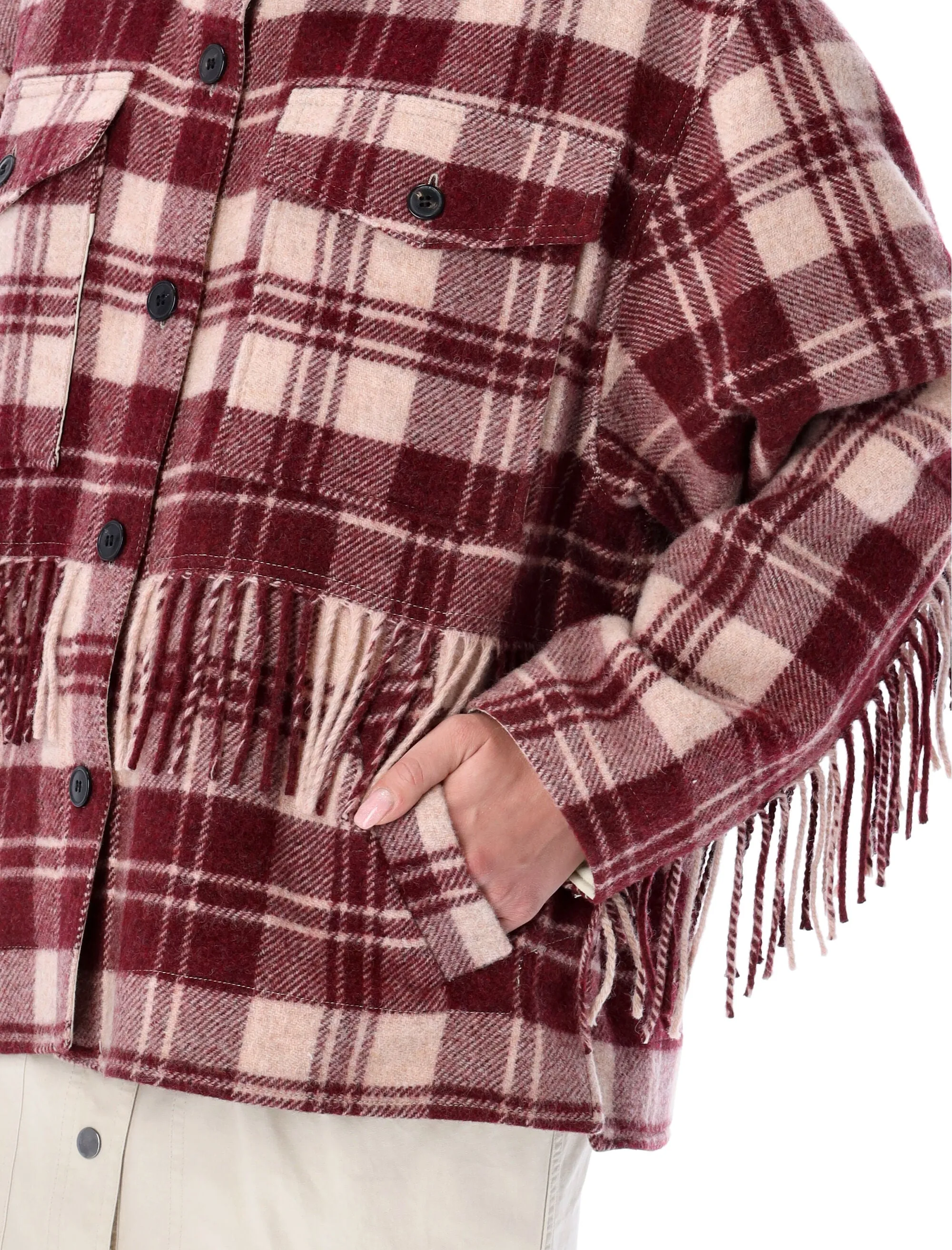 Isabel Marant toile Filora Check Pattern Shirt Jacket