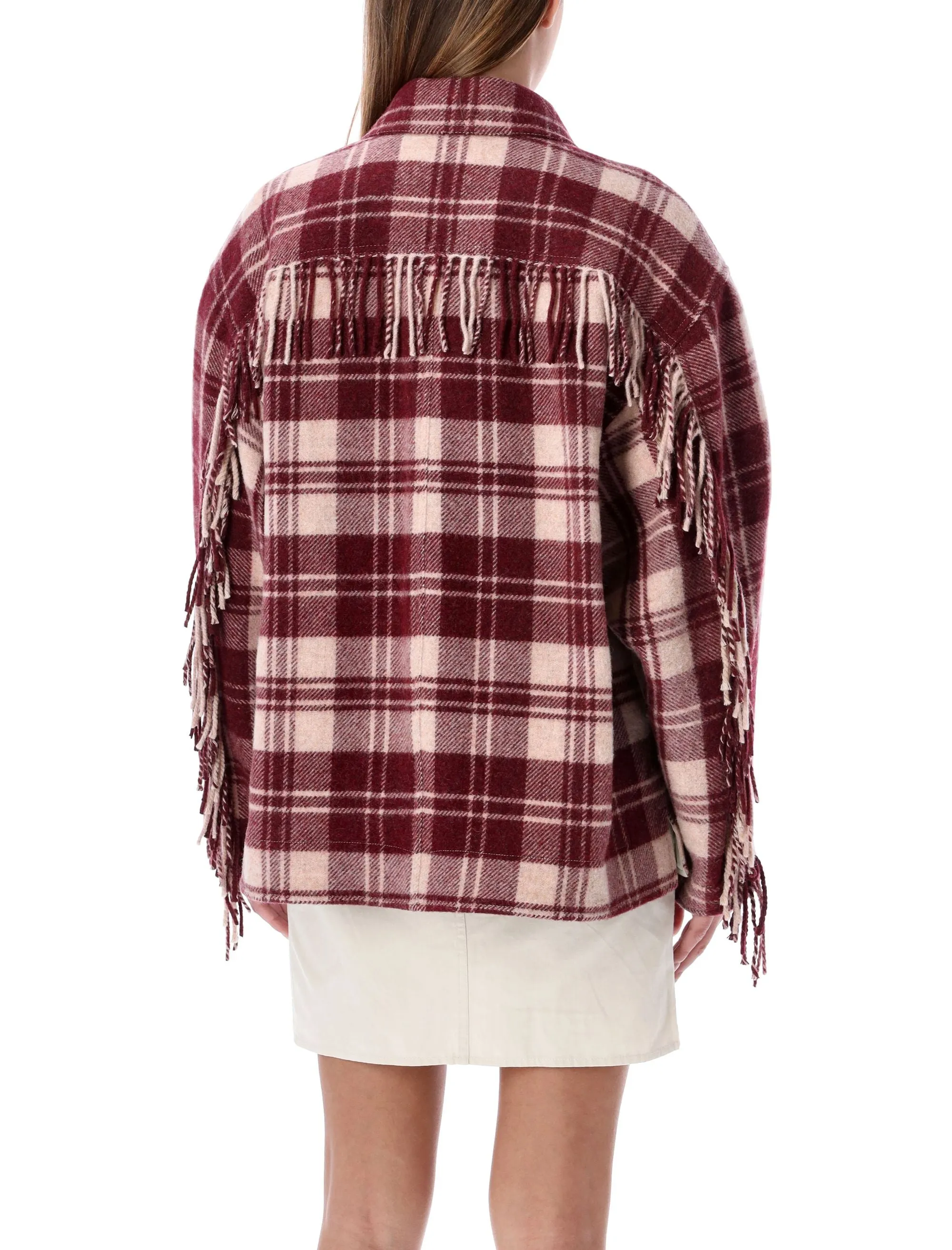 Isabel Marant toile Filora Check Pattern Shirt Jacket