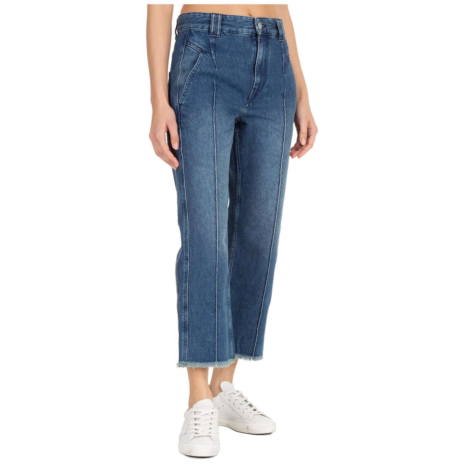 Isabel Marant toile Flared Leg Cropped Jeans