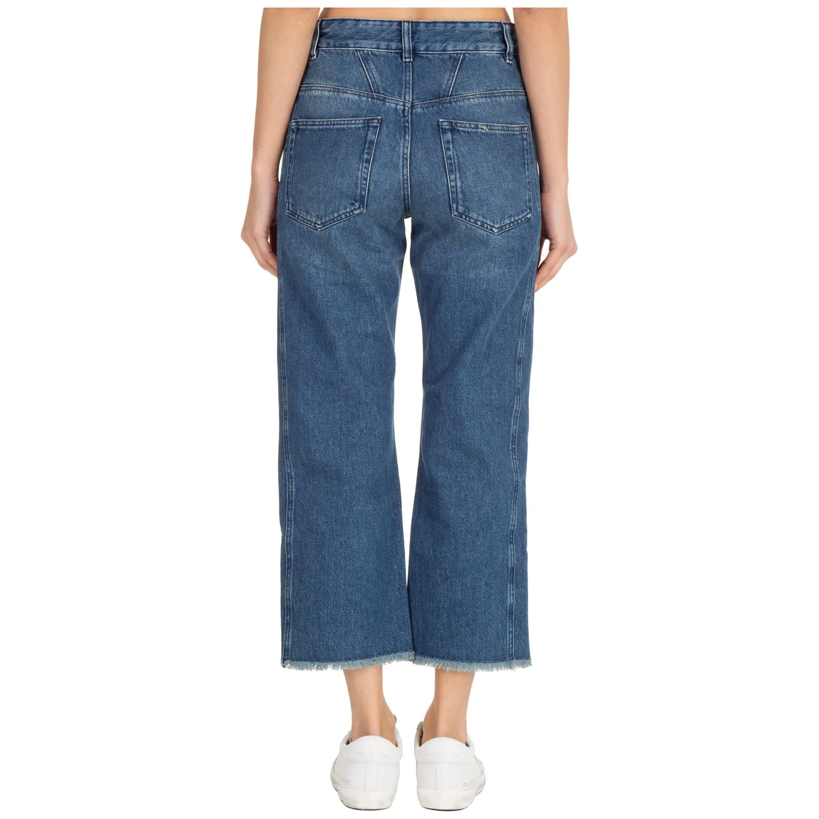 Isabel Marant toile Flared Leg Cropped Jeans
