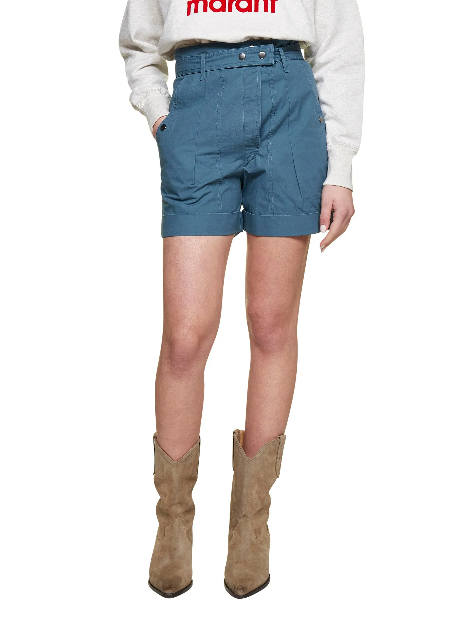 Isabel Marant toile High Waisted Shorts