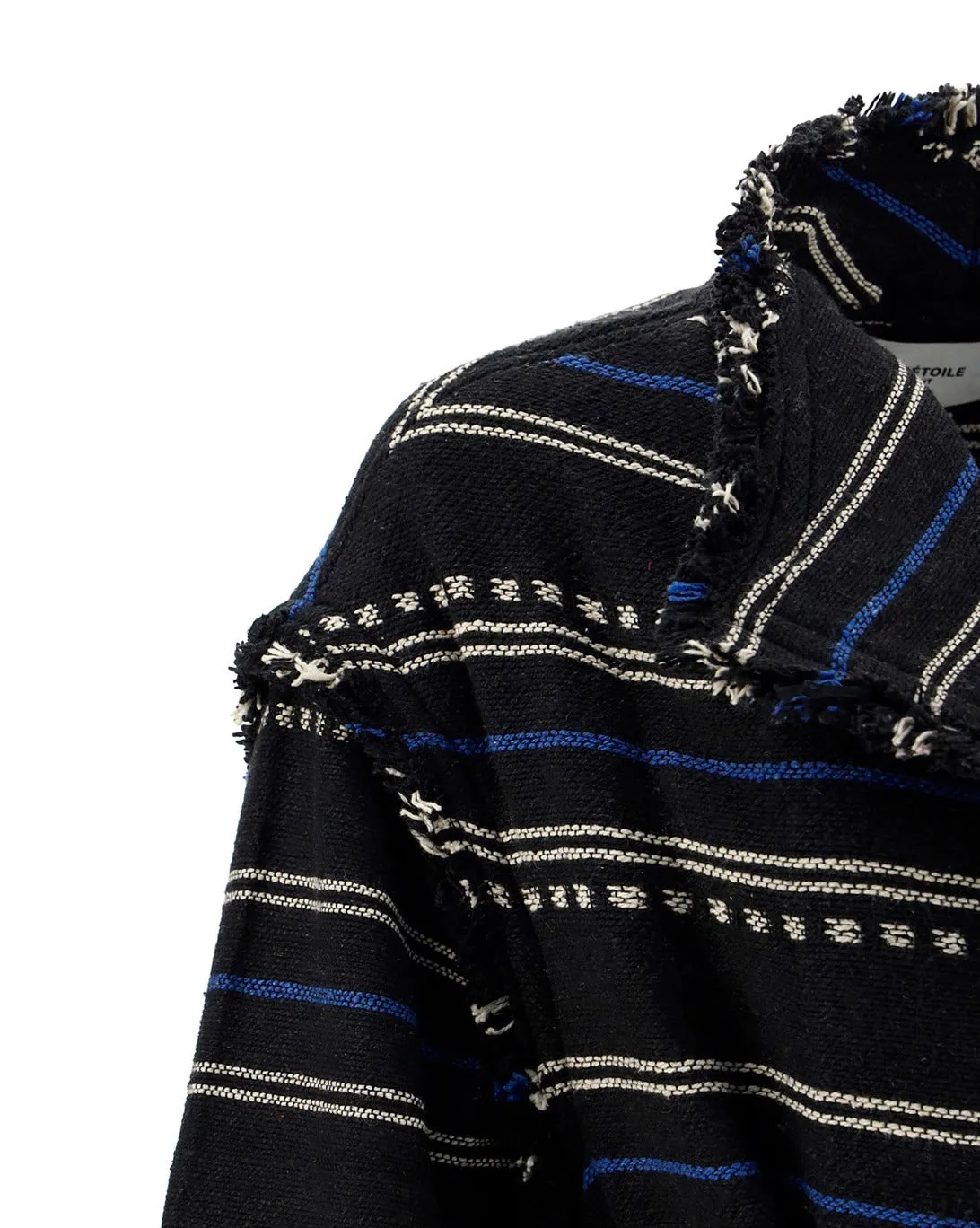 Isabel Marant toile Josialo Striped Belted Short Coat