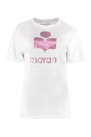 Isabel Marant toile Logo Printed Crewneck T-Shirt