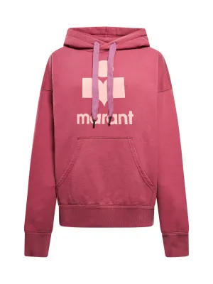 Isabel Marant toile Logo Printed Drawstring Hoodie