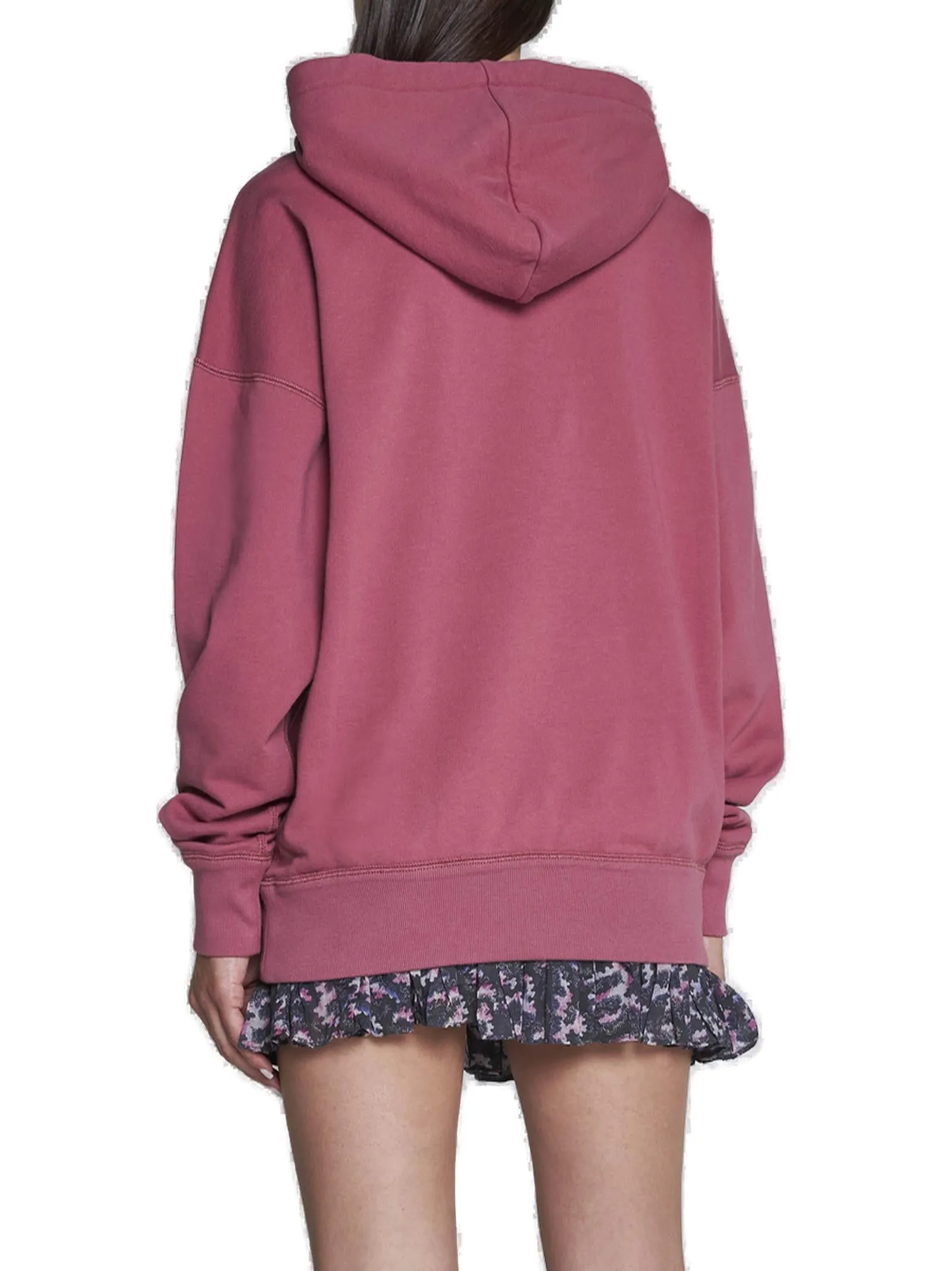 Isabel Marant toile Logo Printed Drawstring Hoodie