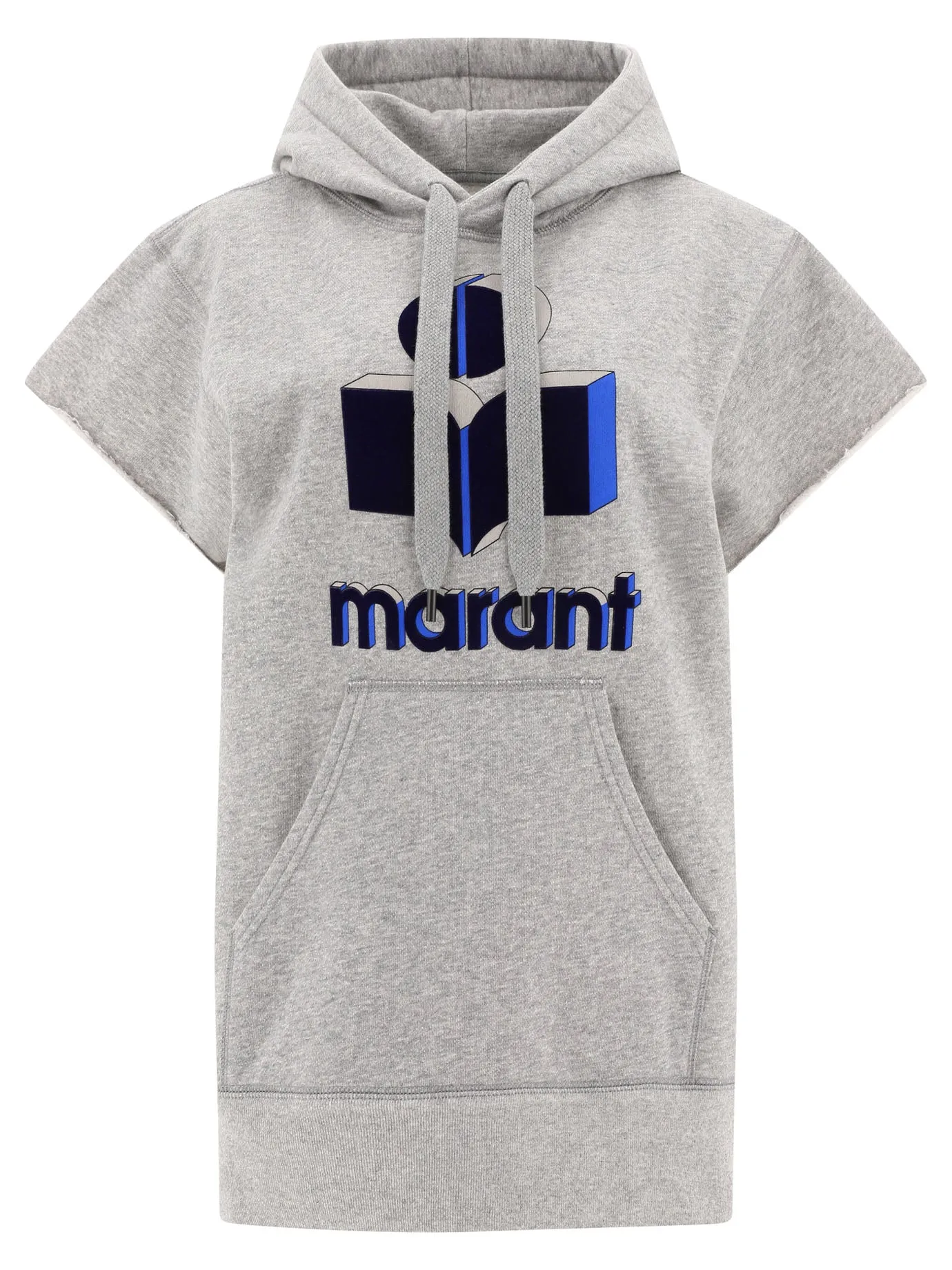Isabel Marant toile Moby Logo Printed Drawstring Hoodie