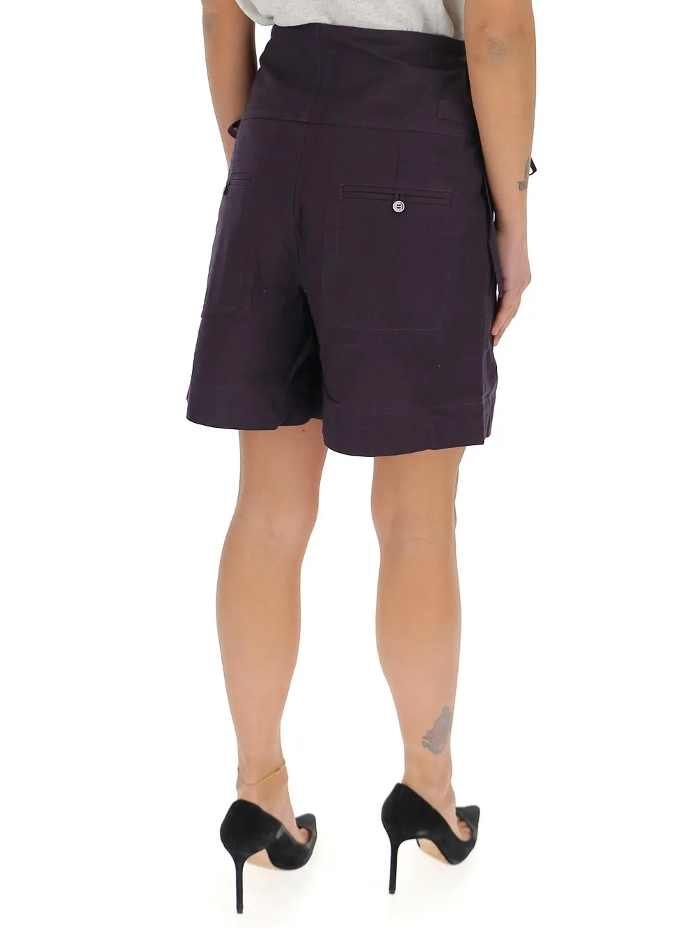 Isabel Marant toile Opala High Waisted Shorts