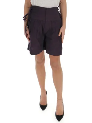 Isabel Marant toile Opala High Waisted Shorts