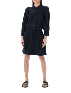 Isabel Marant toile Samira Pleated Shirt Dress