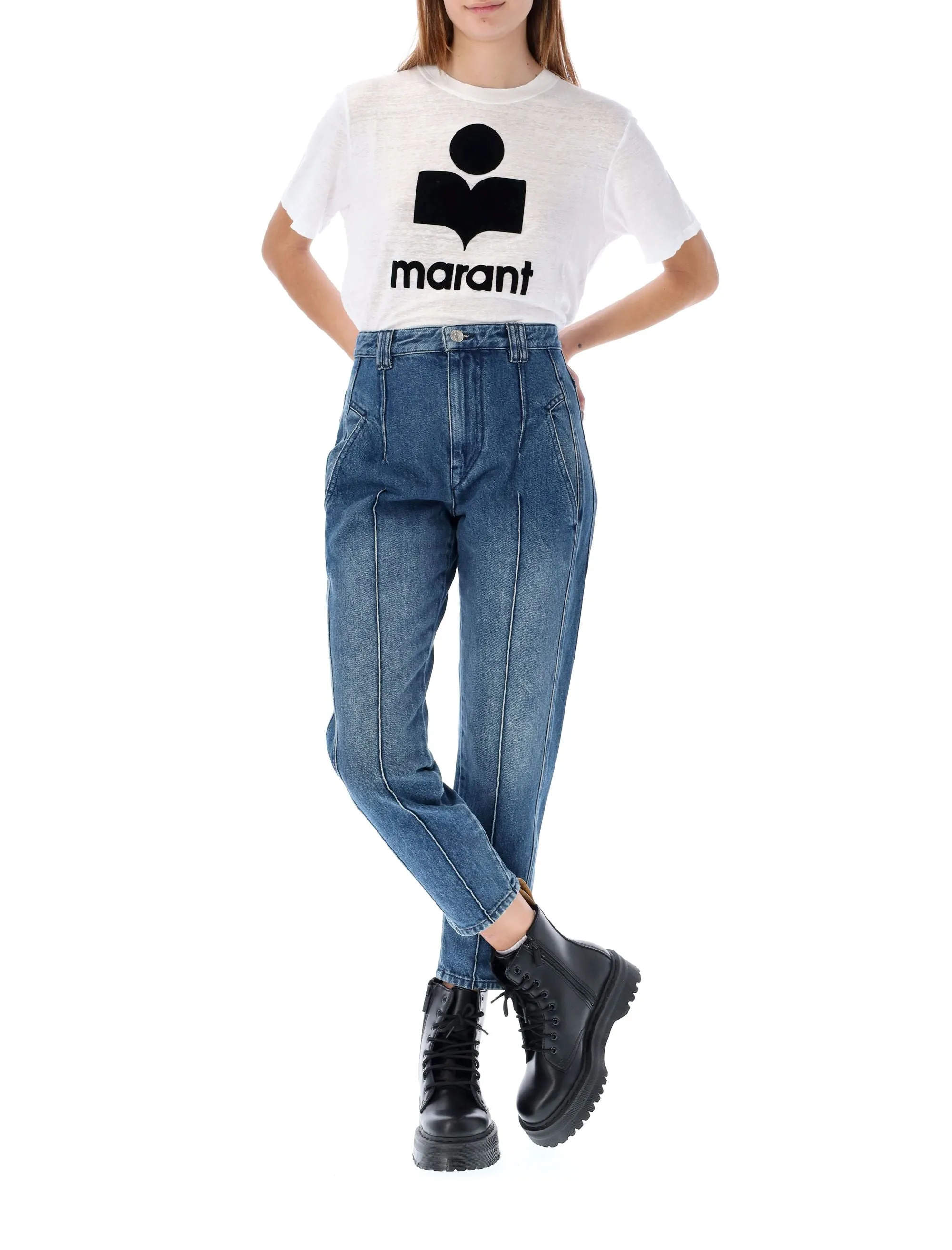 Isabel Marant toile Straight Leg Jeans