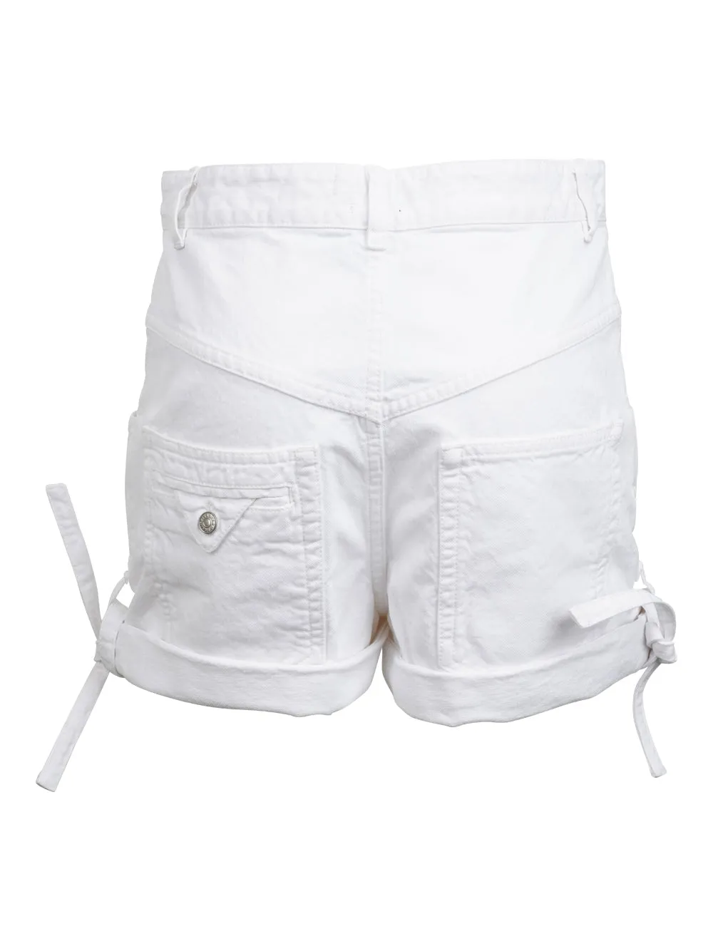 Isabel Marant Turn-Up Brim Denim Shorts