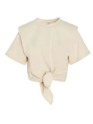 Isabel Marant Zelikia Cut-Out Crewneck T-Shirt
