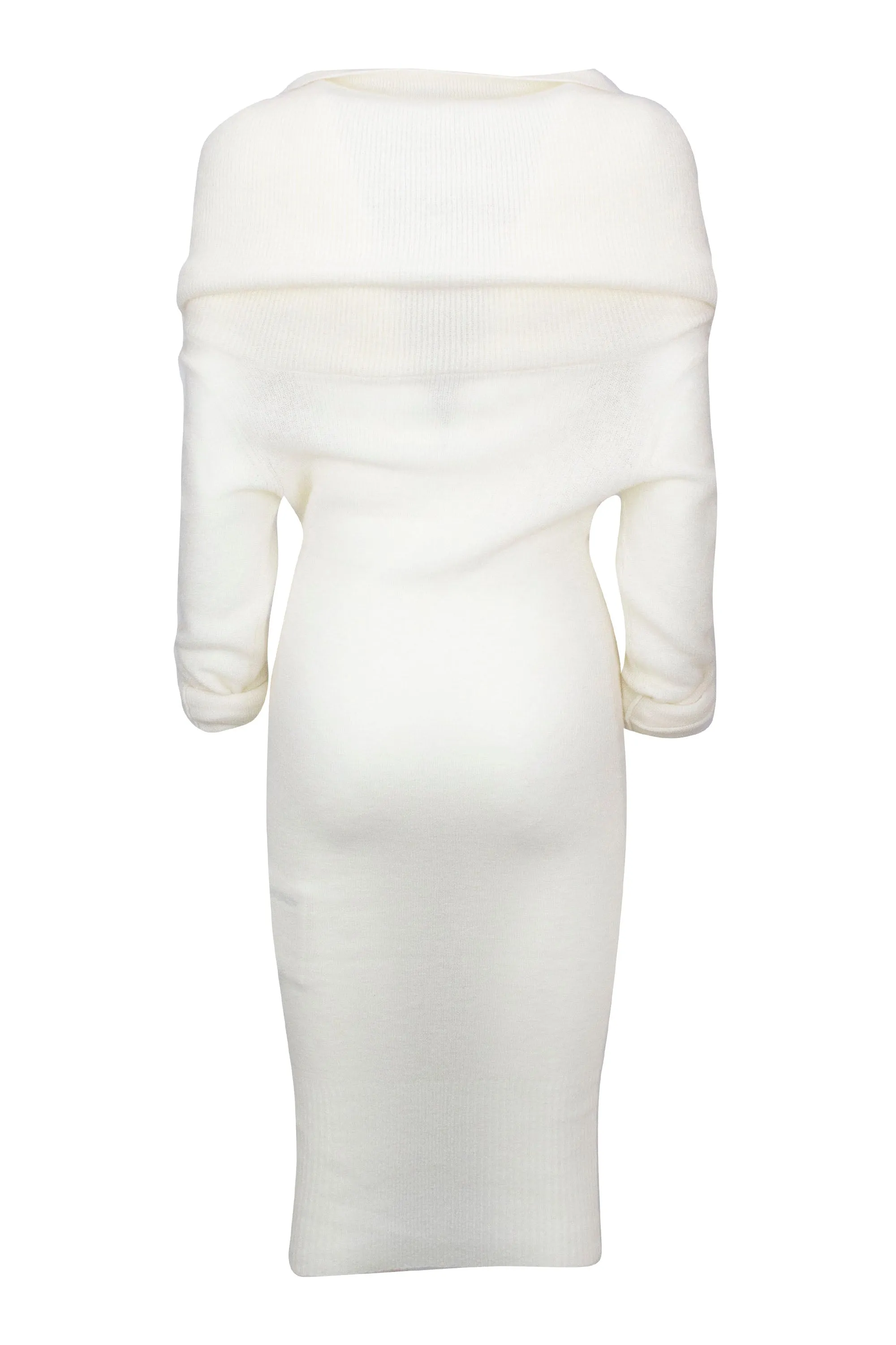 Jacquemus Ascua Off-Shoulder Midi Dress