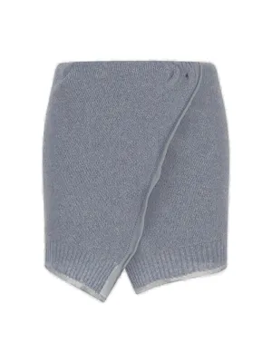 Jacquemus Asymmetrical Hem High Waist Skirt