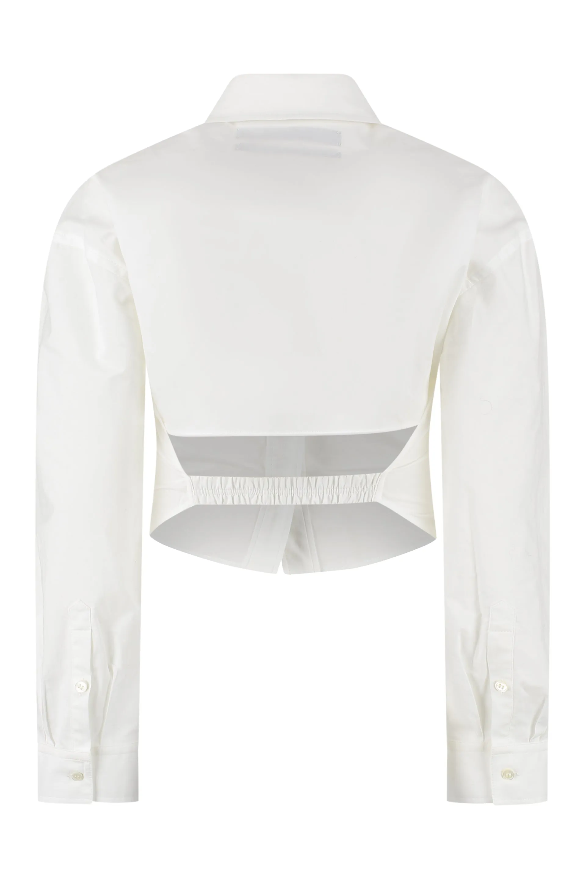 Jacquemus Cut Out Detailed Fitted-Waist Shirt