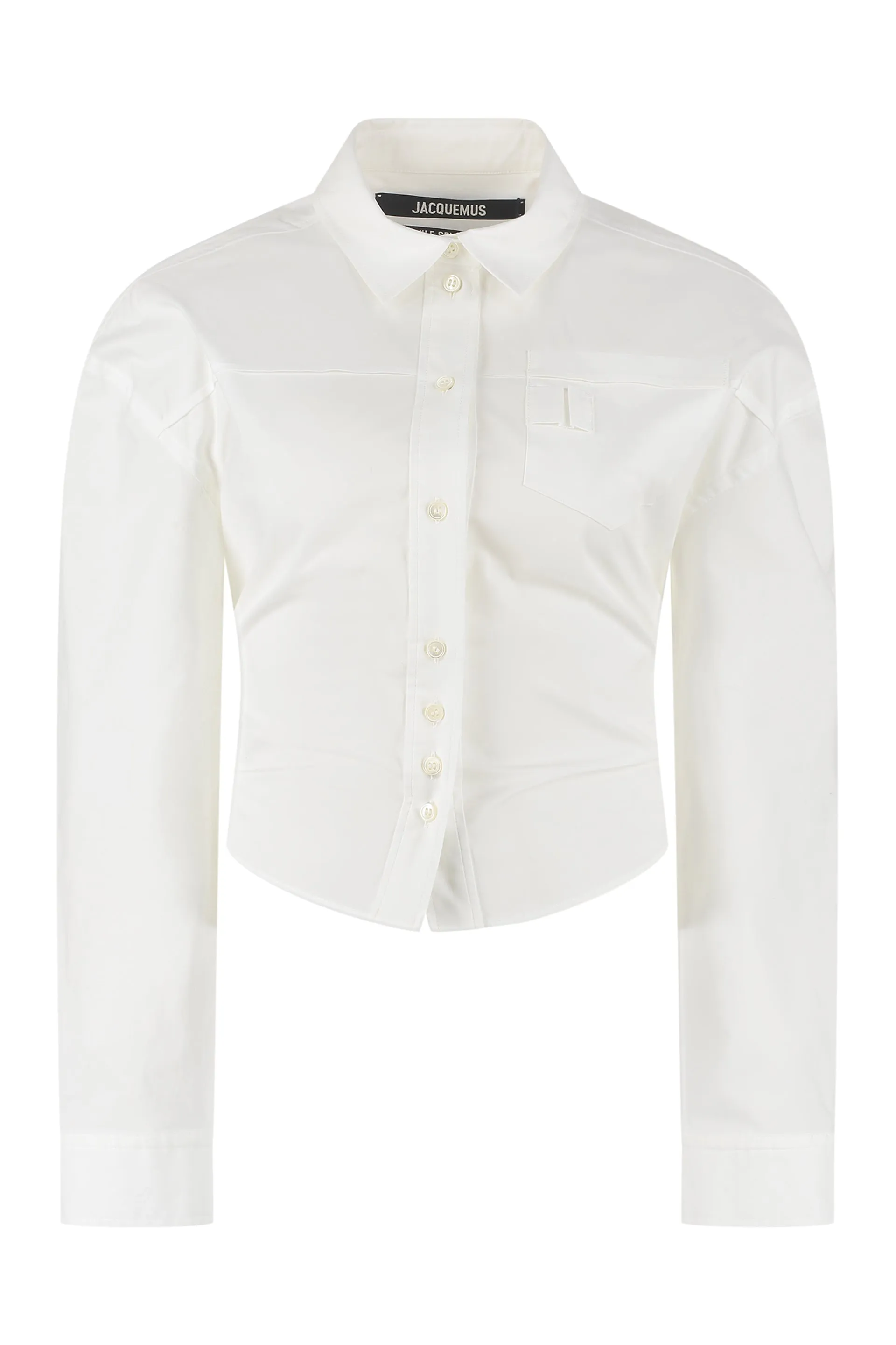 Jacquemus Cut Out Detailed Fitted-Waist Shirt