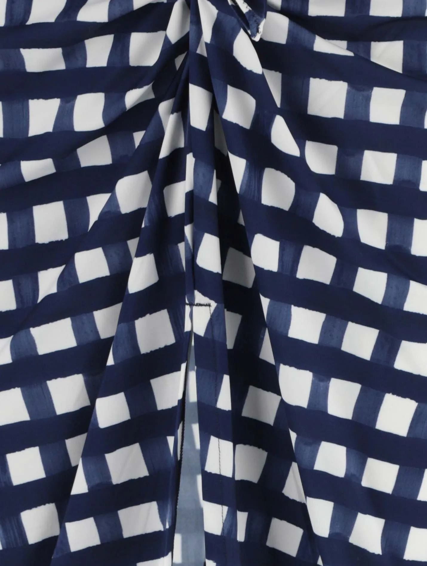 Jacquemus Plaid Pattern High Waist Skirt
